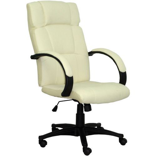 Fauteuil De Direction Munera Similicuir - Crème