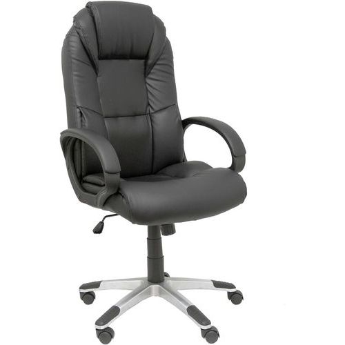 Fauteuil De Direction Argamasón En Similicuir Noir