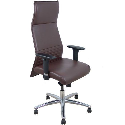 Fauteuil De Direction Albacete Similicuir - Brun