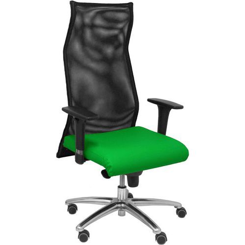 Fauteuil De Direction Sahuco Similicuir - Vert