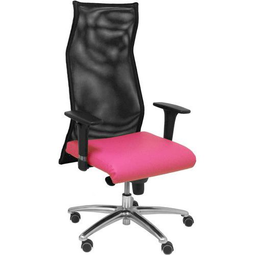 Fauteuil De Direction Sahuco Similicuir - Rose