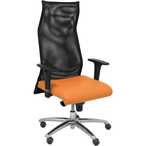 Fauteuil De Direction Sahuco Similicuir - Orange