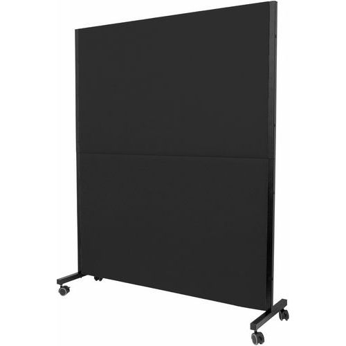 Cloison De Séparation Valdeganga Similicuir Mobile - Noir