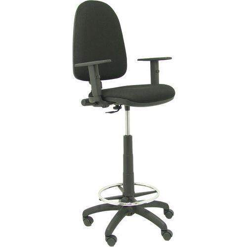 Tabouret Ayna à Bras Réglable Noir