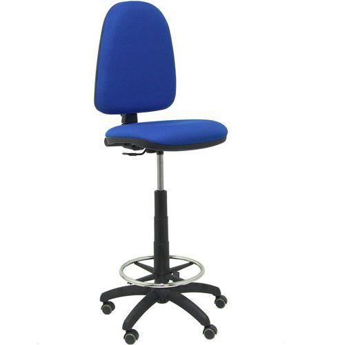 Tabouret Ayna Sans Accoudoirs - Roue Parquet - Bleu