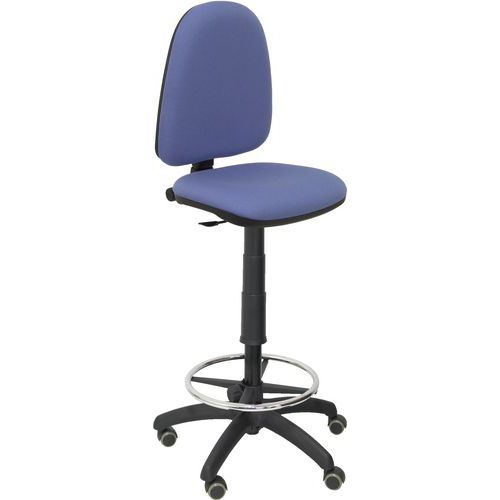 Tabouret Ayna Sans Accoudoirs - Roue Parquet - Bleu Clair