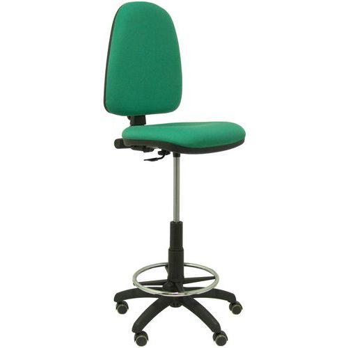 Tabouret Ayna Sans Accoudoirs - Roue Parquet - Vert Émeraude