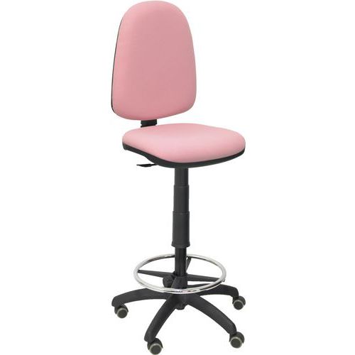 Tabouret Ayna Sans Accoudoirs - Roue Parquet - Rose