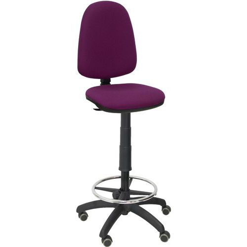 Tabouret Ayna Sans Accoudoirs - Roue Parquet - Violet