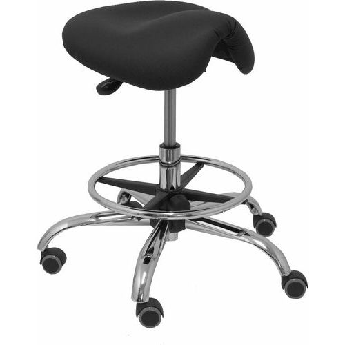 Tabouret Alatoz Similicuir - Noir