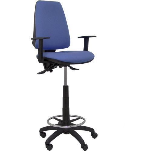 Tabouret Elche S Avec Accoudoirs Réglables - Bleu Clair