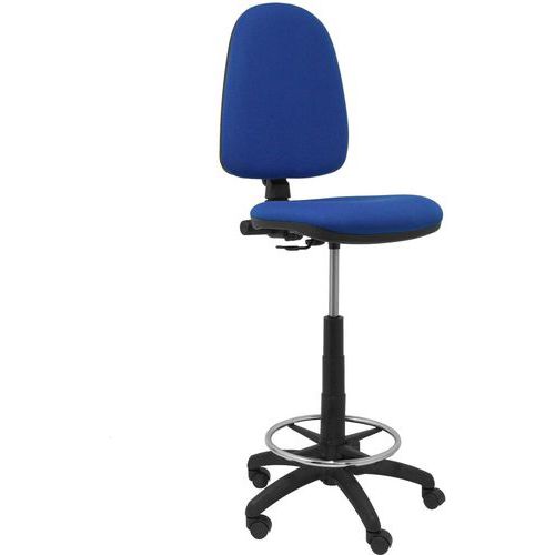 Tabouret Ayna Sans Accoudoirs - Roue Nylon - Bleu