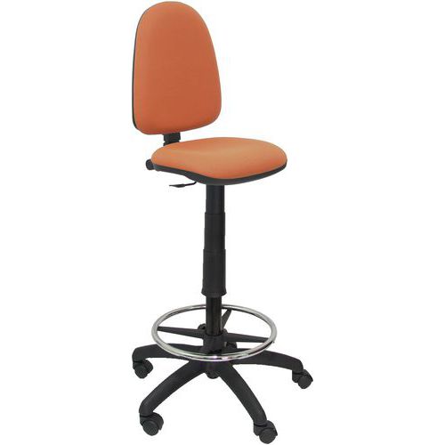 Tabouret Ayna Sans Accoudoirs - Roue Nylon - Marron