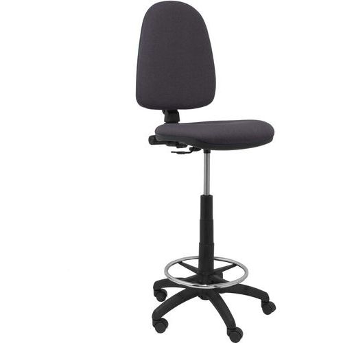 Tabouret Ayna Sans Accoudoirs - Roue Nylon - Gris Foncé