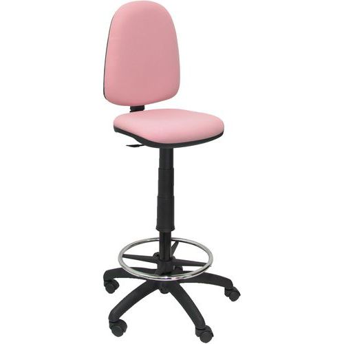 Tabouret Ayna Sans Accoudoirs - Roue Nylon - Rose