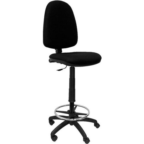 Tabouret Ayna Sans Accoudoirs - Roue Nylon - Noir