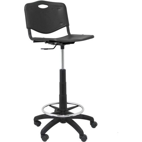 Tabouret Robledo En Pvc Noir