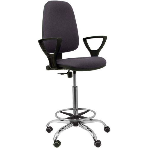 Tabouret Sierra Accoudoirs Fixes - Gris Foncé