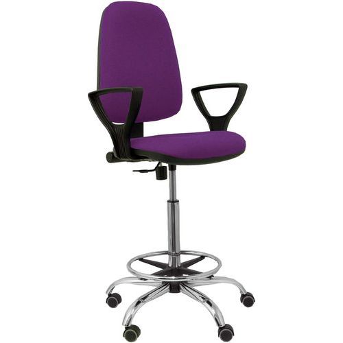 Tabouret Sierra Accoudoirs Fixes - Violet