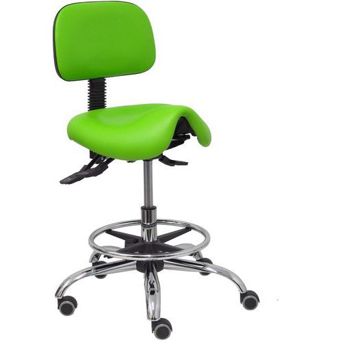 Tabouret Zarza En Similicuir - Pistache