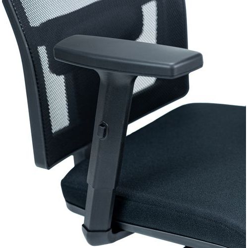 Housse D'accoudoir Pour Chaise De Bureau - Lot De 2 - Polyester - Élastique - Noir - Protection