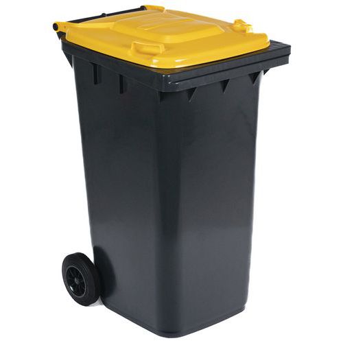 Conteneur Mobile Tri Des Déchets - 240 L - Jaune - Manutan
