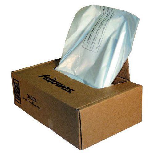 Fellowes - Sac pour destructeur de documents - 35L Blanc - Matériel bureautique