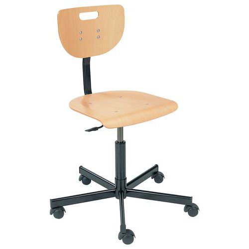 Chaise De Travail Werek à Roulettes Dures