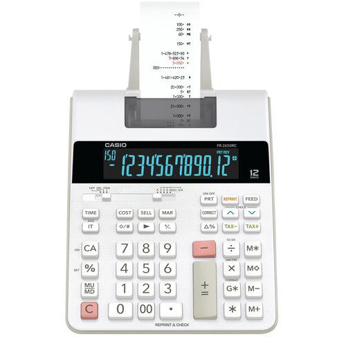 Calculatrice imprimante - FR-2650RC-W-EH - Casio Calculatrice imprimante - FR-2650RC-W-EH - Casio