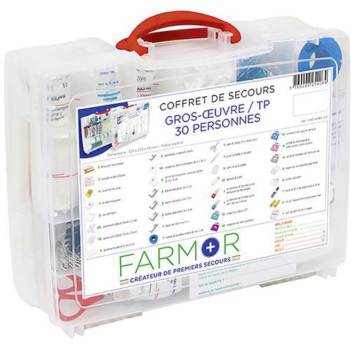 Coffret De Secours Gros Å’uvre/ Tp 30 Personnes