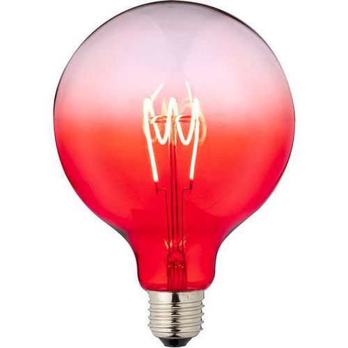 Ampoule Flex Tr Led E27 G125 190 Lm 4.5w Rouge