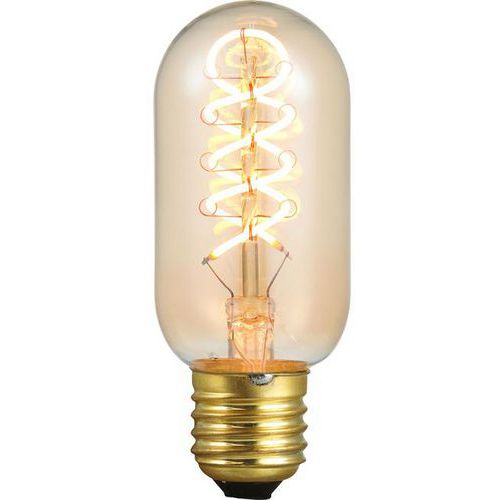 Ampoule Double Hélice Led E27 T45 200 Lm Coloris Doré