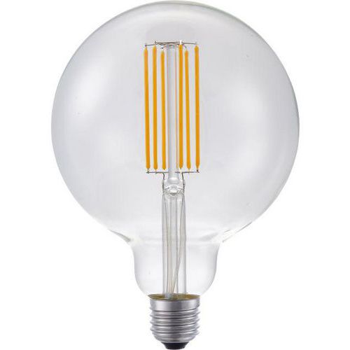 Ampoule Long Led E27 G125 470 Lm 6.5w Clair
