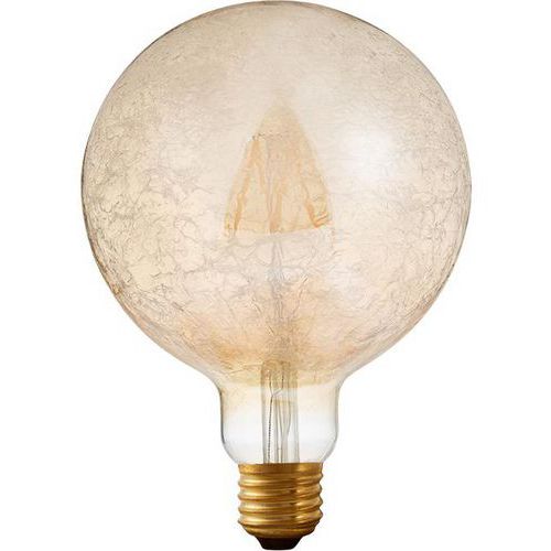 Ampoule G125 Led E27 Effet Glacé 4w Coloris Doré