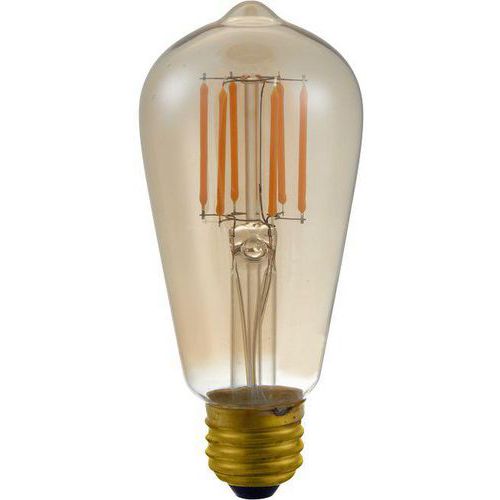 Ampoule Rustika St58 Led E27 400 Lm 5.5w Coloris Doré