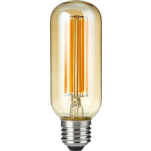 Ampoule Tube Filament Led E27 6.5w Coloris Doré