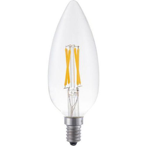 Ampoule Bougie Filament Led E27 280 Lm Coloris Clair