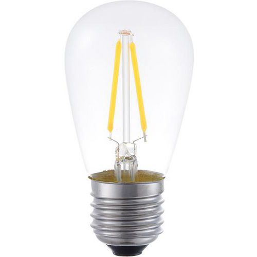 Ampoule Filament S45 Led E27 1.5w Coloris Clair