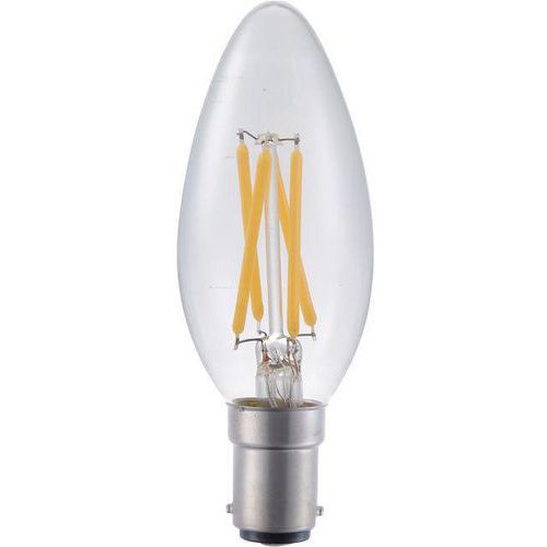 Ampoule Bougie Led C35x100 Ba15d 4w 320 Lm Clair