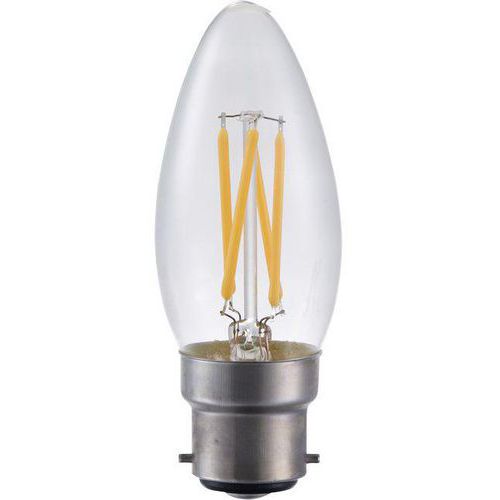 Ampoule Bougie Led C35x100 Ba22d 4w 320 Lm Clair