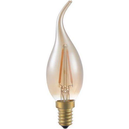 Ampoule Flamme Led E14 C35 2w 100 Lm Coloris Doré