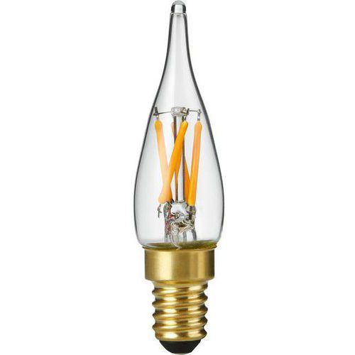 Ampoule Flamme Led E14 C23 1.5w 80 Lm Clair