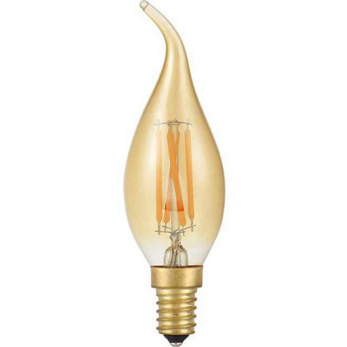 Ampoule Flamme Led E14 C35 4w 360 Lm Doré