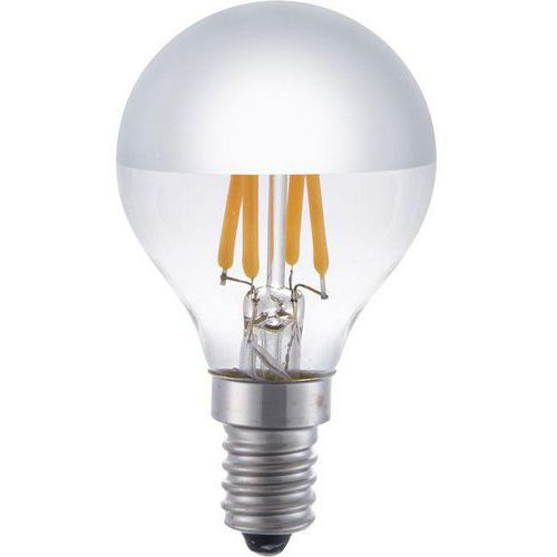 Ampoule Tête Miroir G45x75 Led E14 350 Lm Argent