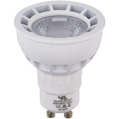 Ampoule Réflecteur Mr16 Gu10 Led 50x58 Blanc Et Argent