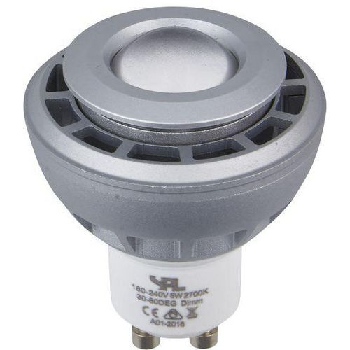 Ampoule Réflecteur Mr16 Gu10 Led 50x63 Argent