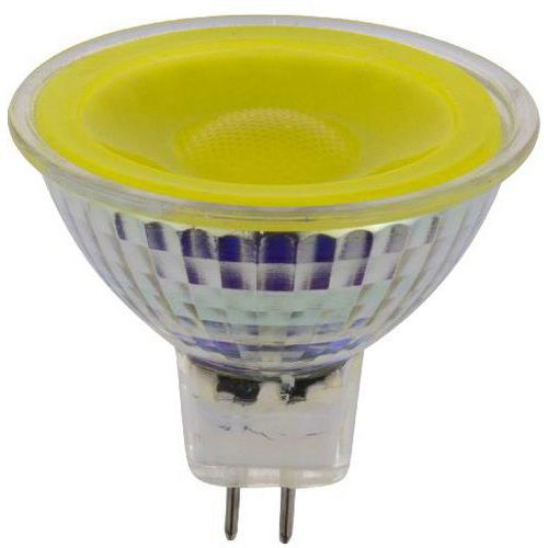 Spot Led Gu5.3 Mr16 50x47.5 En Verre Jaune