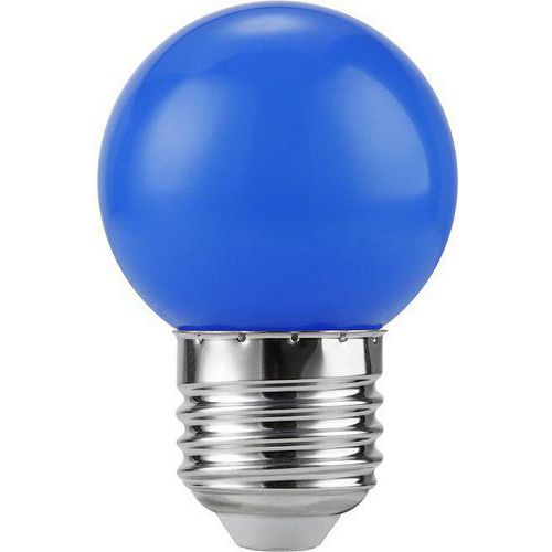 Ampoule Led E27 G45x68 1w Coloris Bleu Opale