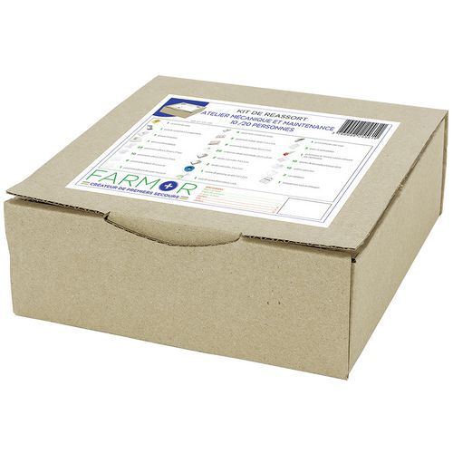 Kit Armoire à Pharmacie Mécanique Et Maintenance 10/20 Pers.