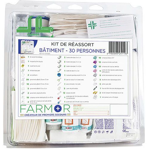 Kit Pour Armoire à Pharmacie Spécial Bungalow De Chantier